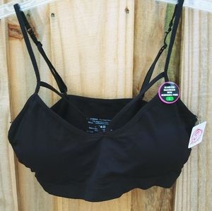 Wurl Bra Black Size Large Racerback